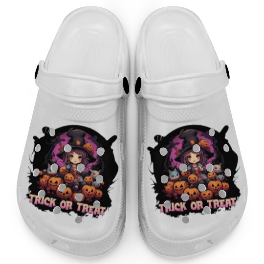 Cute Halloween witch Clogs