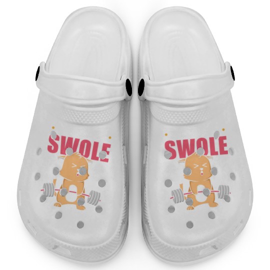 I´m Kitten Swole Right Meow Cat Lover Gym Workout Clogs