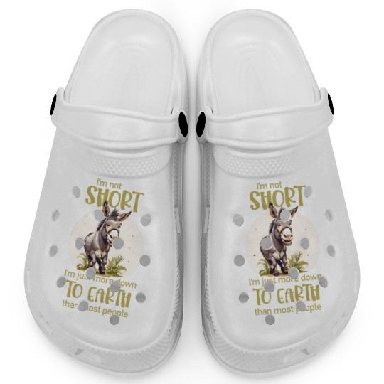 I'm not short. - Donkey lovers Clogs
