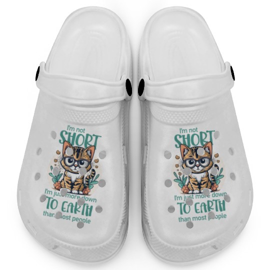 I'm not short. - Cat lovers Clogs