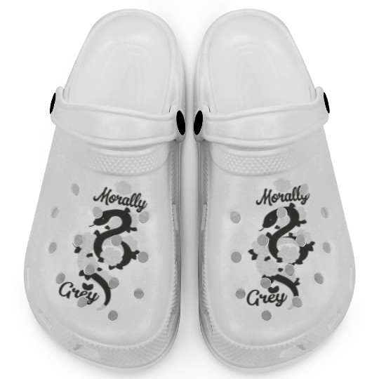 morally grey Clogs