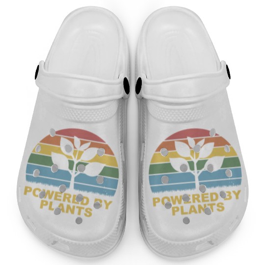 Retro Vintage powered by plants Clogs