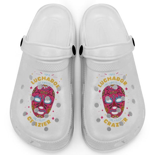 Mexican Wrestling Wrestler Lucha Libre Mask Mexico Clogs