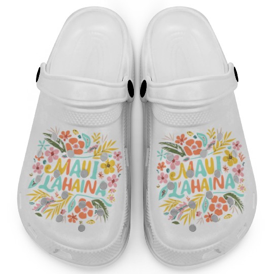 Maui Strong Lahaina Flower floral Clogs