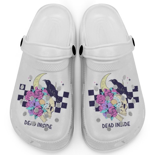 "Dead Inside" Halloween Clogs