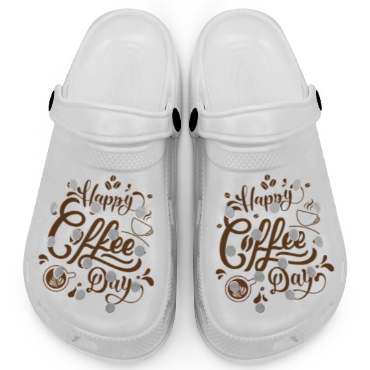 Happy Coffee Day Clogs