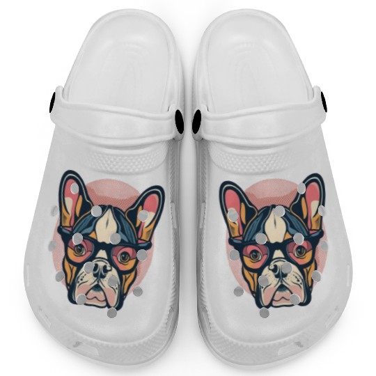 FRENCH BULLDOG DOG LOVERS Clogs