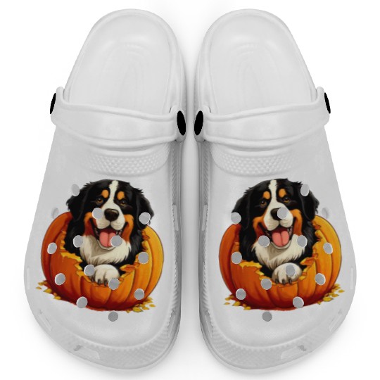 Halloween Bernese Mountain Dog Clogs