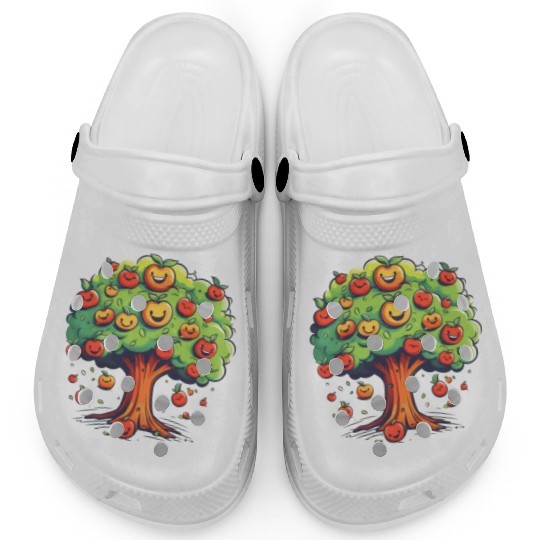 Apples Tree Fruit Orchard Apple Picking Cute Clogs