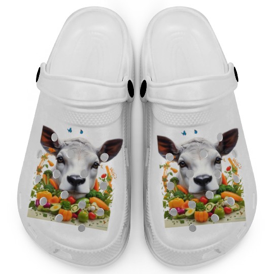 ANIMAL COW VEGETARIAN Clogs