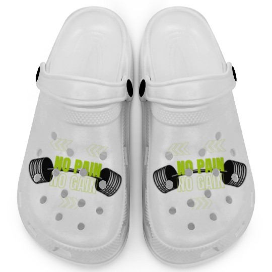 No Pain No Gain by Pandido Clogs