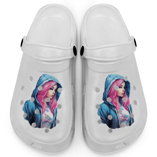 The Hooded Girl Clogs