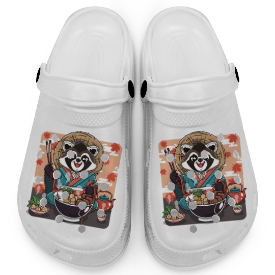 Tanuki Autumn Ramen Clogs