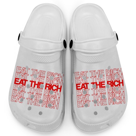 EAT THE RICH Clogs