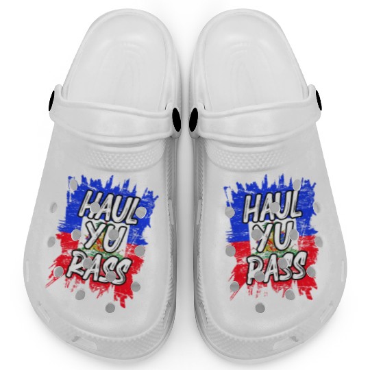 Creole Magic Afro Pride Kriol Haiti Flag Haitian Clogs