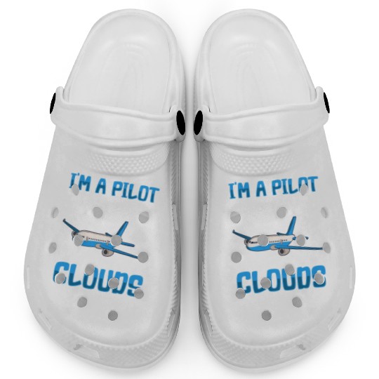 Pilot Aviation Airplane Airline Future Pilots Clogs