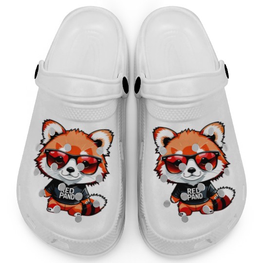 Chibi Red Panda Cub Clogs