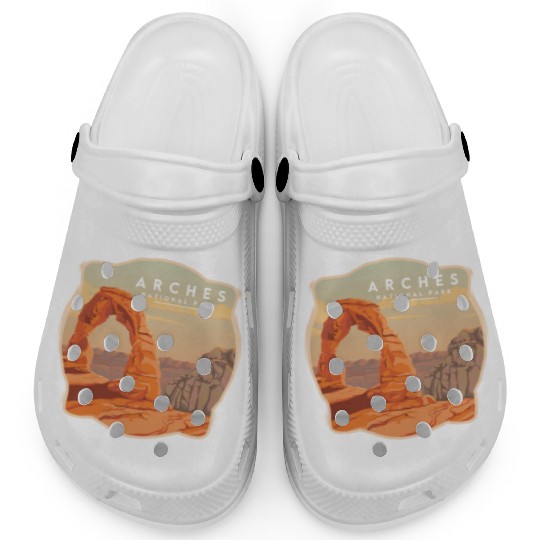 Arches National Park Stickers Clogs
