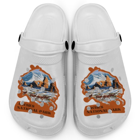 Arches National Park Stickers Clogs