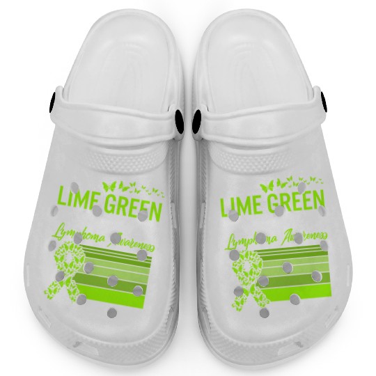 Lymphoma Warrior Clogs, I Wear Lime Green For My