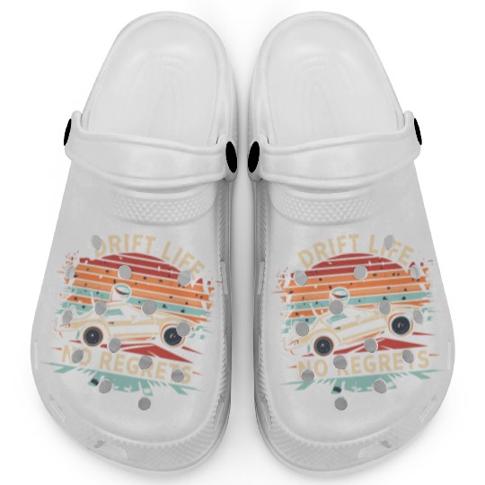 Vintage Drift Life No Regrets Clogs