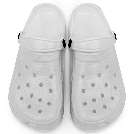 I Hate Running Funny Sarcastic Marathon Runner Clogs