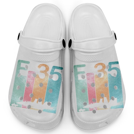 F35 Vintage Air Force Fighter Jets Clogs