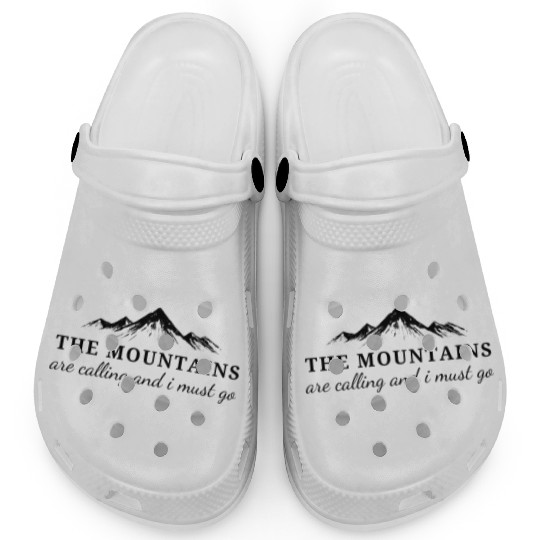 The Mountains are Calling and I Must Go Clogs