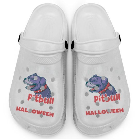 I want to be a pitbull to chase my friends on Hall Clogs