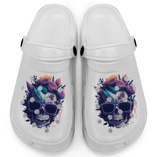 Floral Skull | C12 Clogs