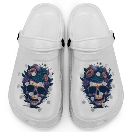 Floral Skull | C15 Clogs