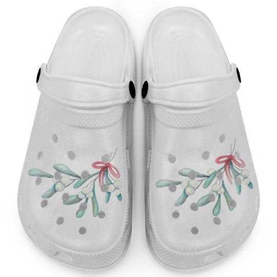 Fresh Mistletoe Bundle - Holiday Tradition Clogs