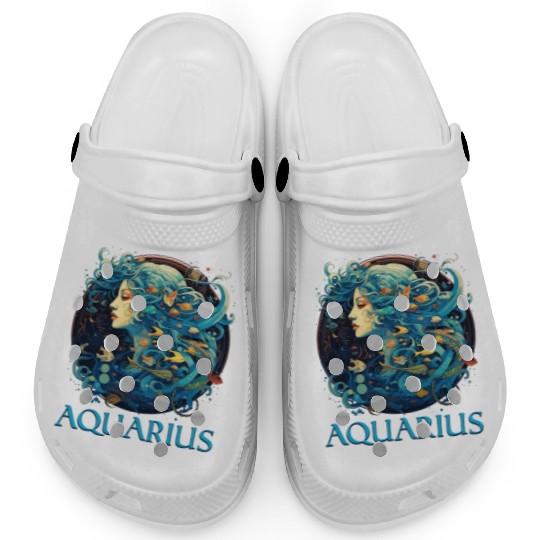 Embrace Your Aquarius Identity: Aquarius Zodiac Clogs
