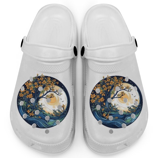 The Majestic Beautiful Spring Tree Clogs