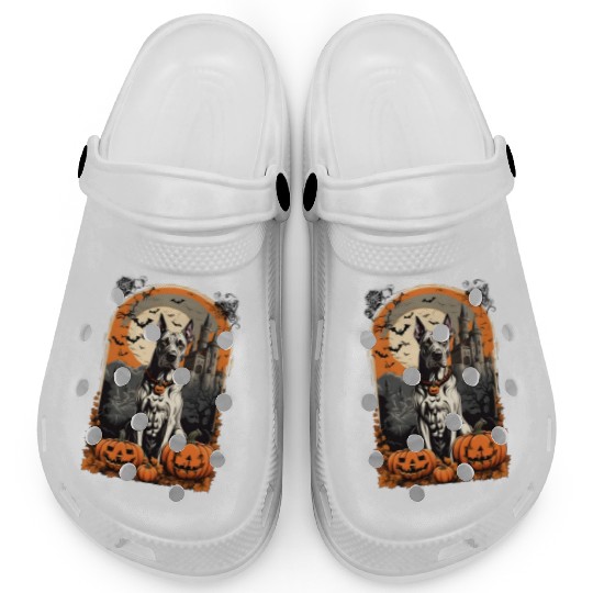 Ghoulishly Great Dane Clogs