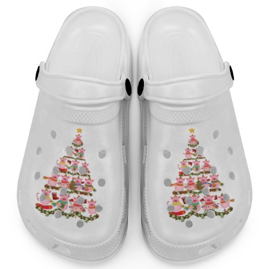 Pigs Christmas Tree Pigs Xmas Ornaments Clogs