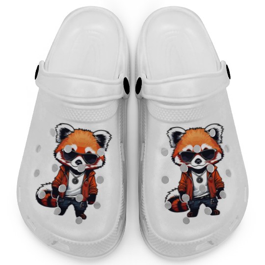 Chibi Red Panda Clogs