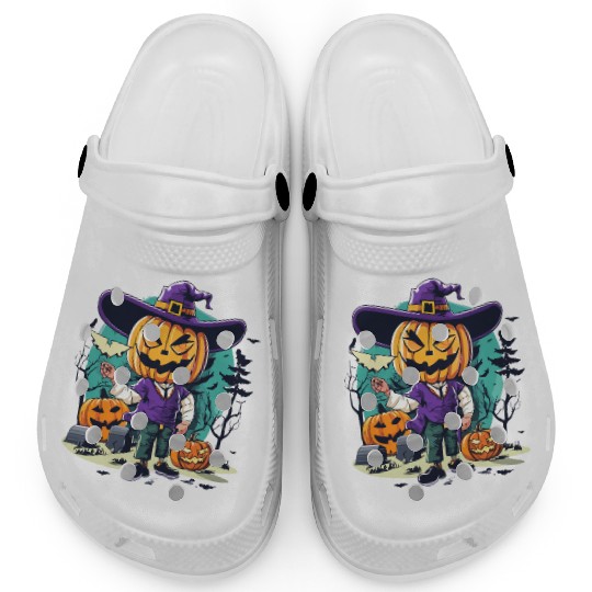 Boy Candy Punppkin Halloween Clogs