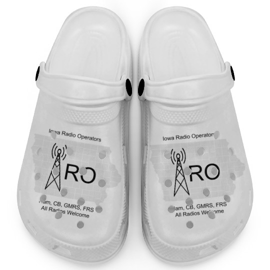 IRO Logo Grayscale Clogs