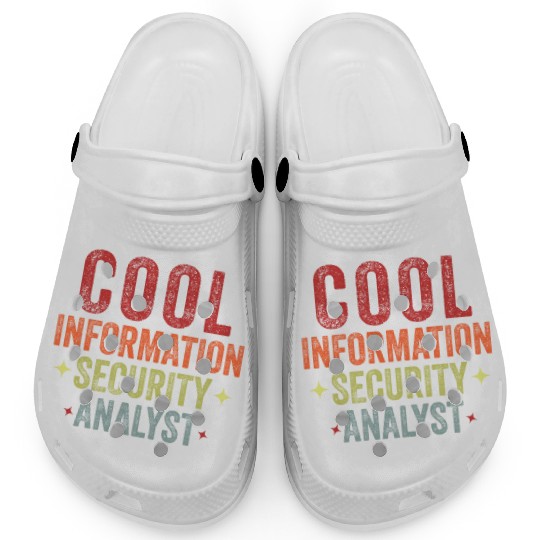 Funny Cool Information Security Data Analyst Vinta Clogs