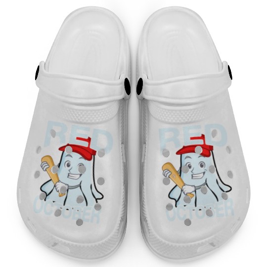 Vintage Philly Red October Philadelphia Ghost Clogs