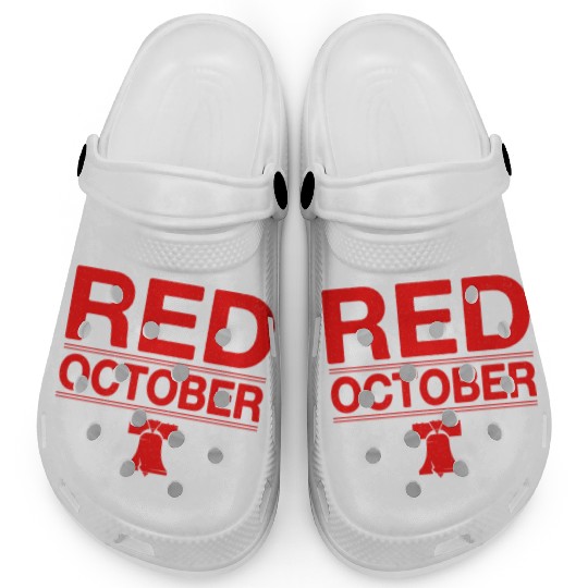 Vintage Philadelphia Red October Philly Clogs