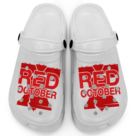 Philadelphia Red October Philly Vintage Clogs
