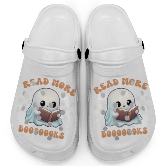 Read More Booooks | Book Lover | Funny Teacher Clogs