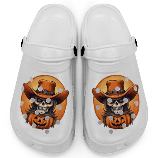 Sublimation Halloween Cowboy Clogs