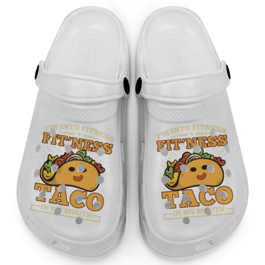 Fitness, Taco, Funny, Gym, Clogs