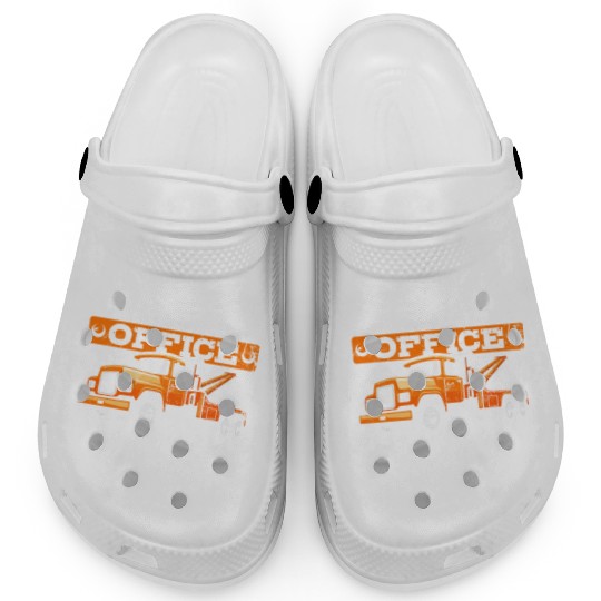 Best office ever Tow truck Clogs