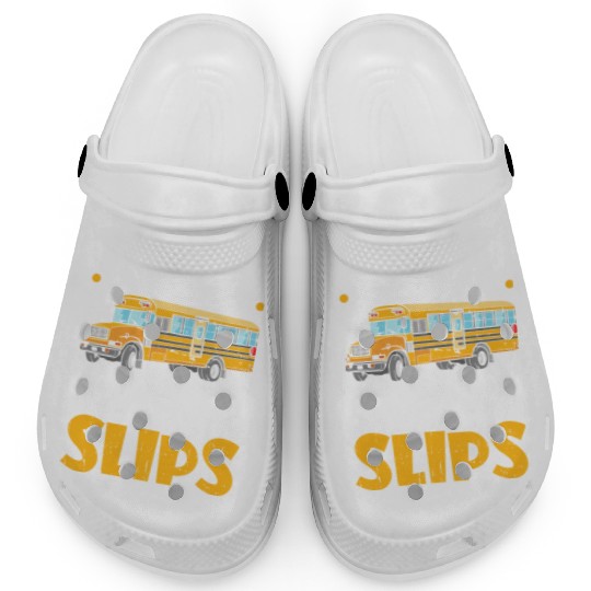 Bus Monitor Pink Slips School Bus Aide Clogs