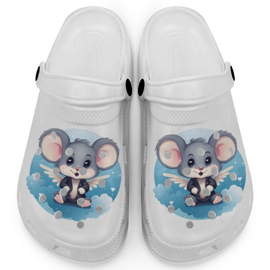 Mouse Angel Wings Rat Clogs