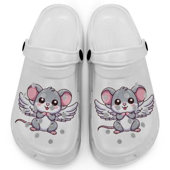 Mouse Angel Wings Clogs